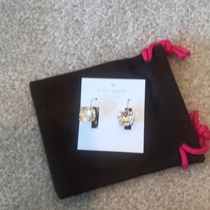 kate spade Jewelry - Kate spade earrings clear round lever back kate spade Jewelry - Kate spade earrings clear round lever back